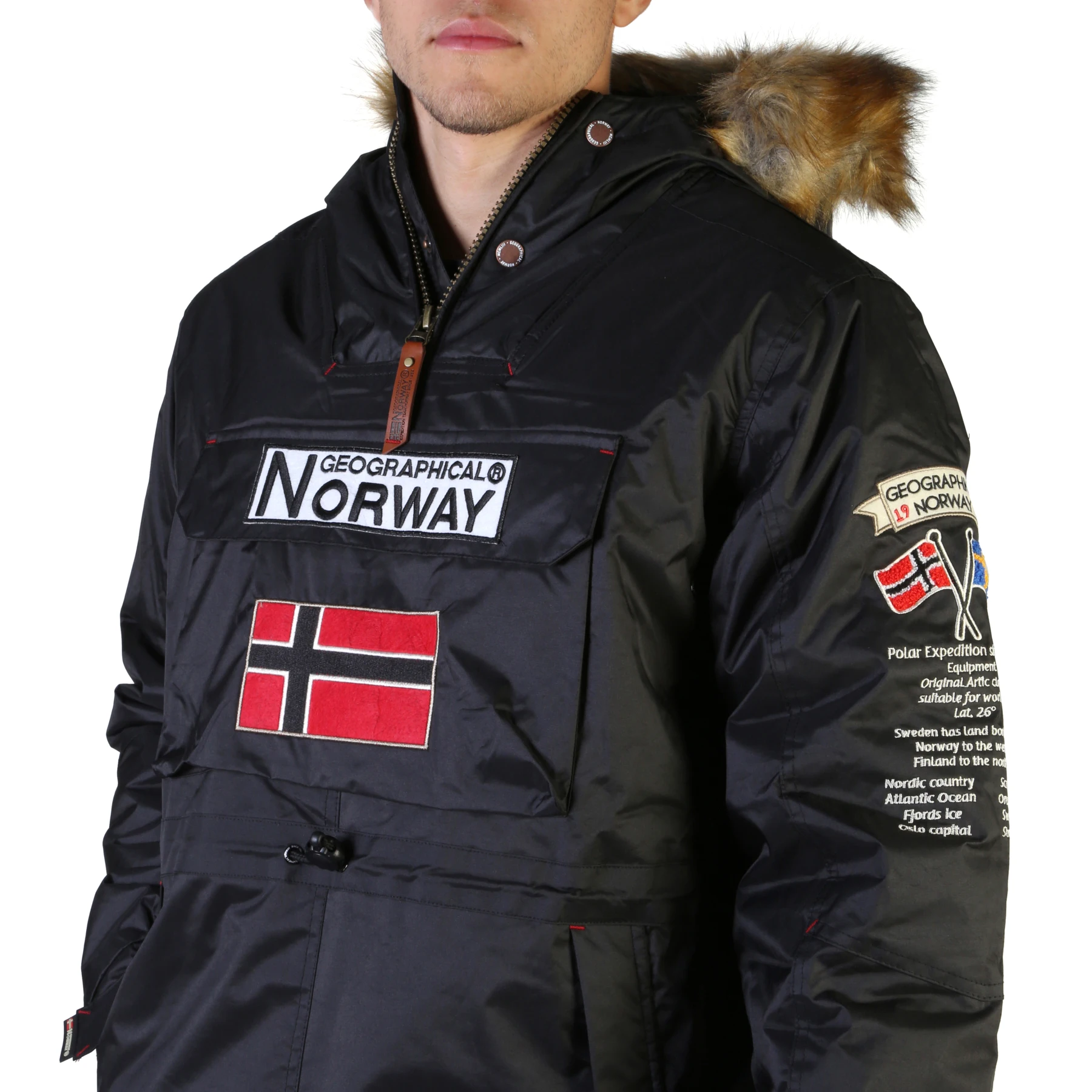 Geographical Norway Barman_man мужские черные 102546. Цвет: черный, размер: XXXLGeographical Norway8050750411832