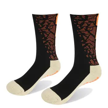 

YUEDGE Men Women High Quality Thickening Breathable Cotton Cushion Non-slip Sports Basketball Football Soccer Socks