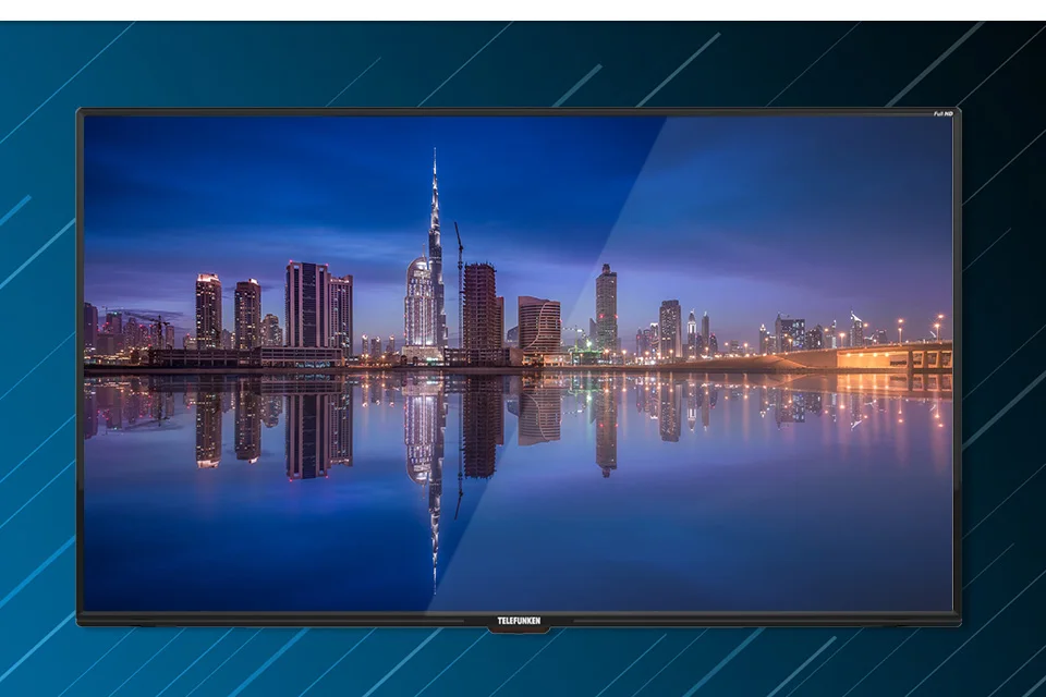 Телевизор 43" Telefunken TF-LED43S01T2S Full HD Smart TV