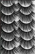 Pestañas postizas de visón 3D, 5/8/12/18 pares, naturales y dramáticas, largas, maquillaje para pestañas, extensión de volumen, belleza 3D