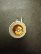 Converter-On/Off Bulb-Lamp Eu-Plug-Holder-Adapter Led-Light-Socket White To E27 for 1PC
