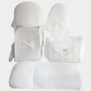 

Ruched 4'lü Cream Carry Set