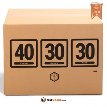 

(10x) Cardboard Box 40x30x30 cms Removals