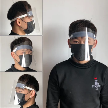 

Oil-Splash Proof Mask Cooking Transparent Face Protective Shield Kitchen Gadget Tool House Clean Dust Proof Anti Virus Mask