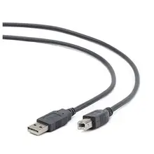 Кабель USB A к USB B iggual IGG311950 1,8 м разъем «Папа-папа» серый