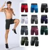 Men's Workout Lightweight  Compression Camouflage Men's Gym Shorts with Phone Security Pockets for Training Yoga Running Bicycle 6