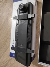 E-ACE 10 Inch Touch Car Dvr Streaming Media Mirror Dash Cam FHD 1080P Video Recorder