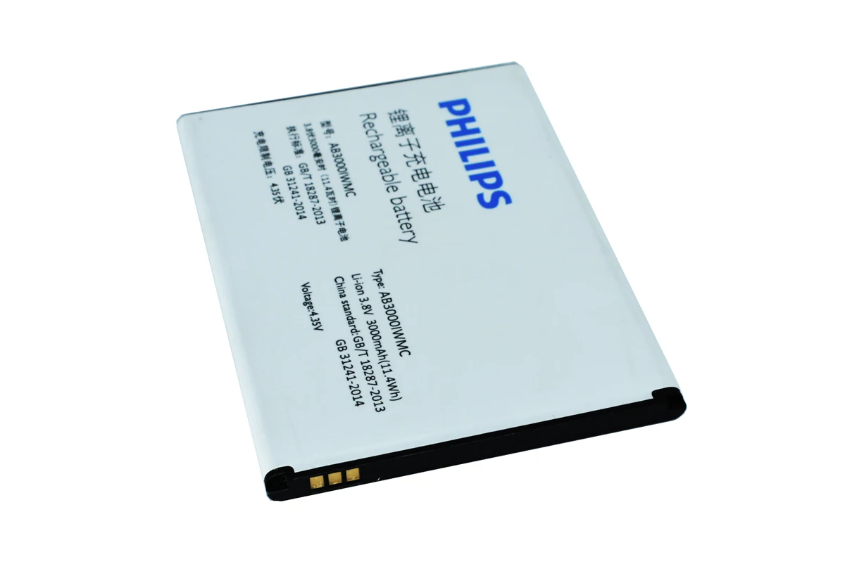 АКБ PHILIPS AB3000IWMC S326 3000mAh|Аккумуляторы для мобильных телефонов| |