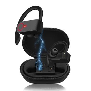 

TWS Bluetooth 5.0 Earphones Wireless Sports Ear Hook Running Noise Cancelling Stereo Earbuds With MIC Waterproof stereo Earphone