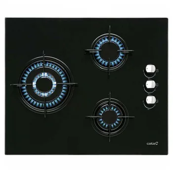 

Gas Hob Cata CI6021BK (60 cm) Black (3 Stoves)