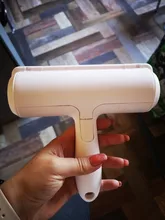 Rodillo removedor de pelo de mascotas de 2 vías, removedor de pelusas de perros y gatos de muebles, funciona con una mano