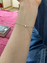 Pulsera de perlas de imitación de estrella de luna de ANENJERY pulsera de plata de ley 925 con gradiente de zirconia de piedra lunar para mujer S-B304