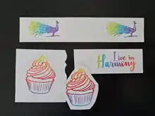 Almohadilla de tinta no tóxica de seguridad, 6 colores, almohadilla de tinta creativa de arco iris, sello de goma a base de aceite para impresión de dedos de niños, regalo artístico para niños