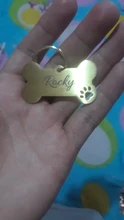 Llavero con chapa de identificación de mascota personalizada antipérdida, colgante con nombre de identificación de mascota grabado para Collar de cachorro de gato, accesorios para mascotas