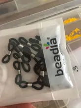 Cadena de silicona para gafas, anillo de goma antideslizante DIY, correa de conector, ojales, cuerda, cordón para gafas de sol, accesorio al por mayor, 20 Uds.