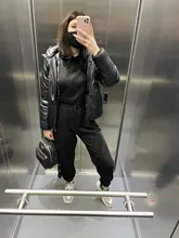 Oeak-Conjunto de dos piezas para mujeres, chándal de gran tamaño con capucha y pantalones, traje deportivo informal para otoño e invierno, 2 piezas