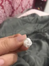 DOTEFFIL-pendientes de tuerca de cuerda suave para mujer, Plata de Ley 925 auténtica elegante, joyería de compromiso de boda, 100%