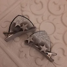 2 uds pinzas para el cabello para niñas, orejas de gato, tocados Kawaii para bebés, accesorios para niñas, horquilla de conejo de arco iris para mujer 2021