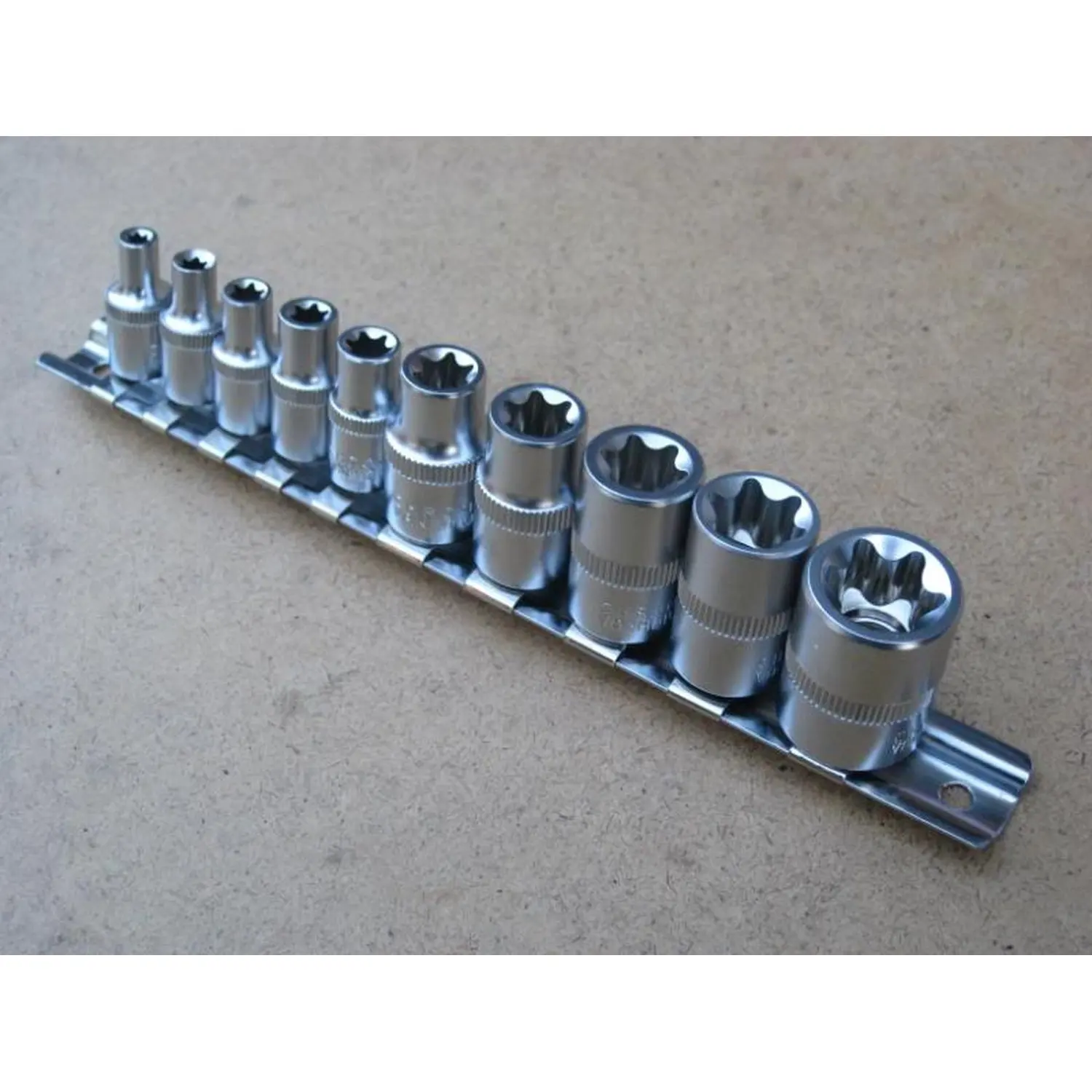 10 шт Звезда Набор торцевых головок TORX TORQUE FEMALE 1/4