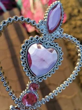 Juego de 2 unidades de accesorios para Cosplay de princesa Elsa, Tiaras y varita mágica para niña, accesorios para el cabello para niña