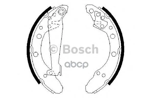 Тормозные Колодки 0986487536 Bosch арт. 0986487536