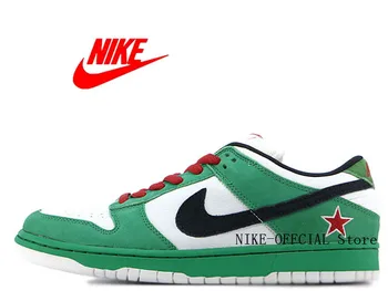

Nike SB Dunk Low Pro “Heineken” men's and women's skate shoes Size 36-45 BV1310-555
