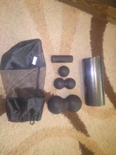 3/5 Uds Yoga de rodillos de masaje y pelota para hacer ejercicio juego de rodillo de espuma para el dolor de espalda auto-miofascial tratamiento Pilates músculo de ejercicios