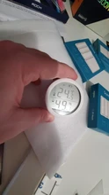 Tuya ZigBee-Sensor inteligente de temperatura del hogar y humedad, dispositivo con pantalla LED que funciona con asistente de Google y Tuya Zigbee Hub