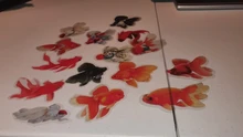 Pegatinas decorativas para manualidades, adhesivos de animales, mariposas, pájaros, Libélula, peces, creativo, bonito, PVC transparente, adhesivo de papelería, 30 unidades