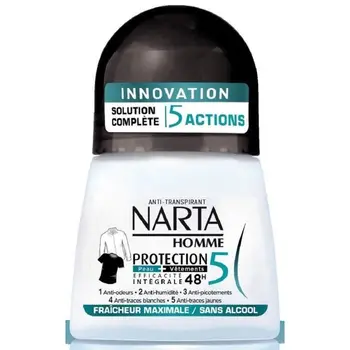 

NARTA Homme Protection Deodorant 5 Balls-50 ml