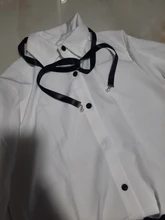 Nuevo Arco lindo viento de la Universidad camiseta mujer manga blusa de las mujeres uniforme Harajuku camisa de encaje blanco blusas Mujer Tops