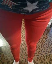 Pantalones de lápiz elásticos de Otoño de color caramelo de cintura media con cremallera ajuste delgado de Jean femenino 2018 de moda Pantalones largos