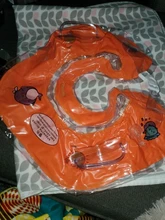 Flotador inflable para cuello de bebé, boya doble de aire para recién nacido, accesorios de piscina, anillo de cuello de baño de seguridad infantil, Círculo