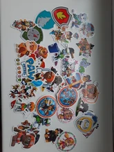 Pegatinas de PVC de la patrulla canina, pegatinas de grafiti, Estuche De Viaje, equipaje, coche, impermeables, 50 Uds.