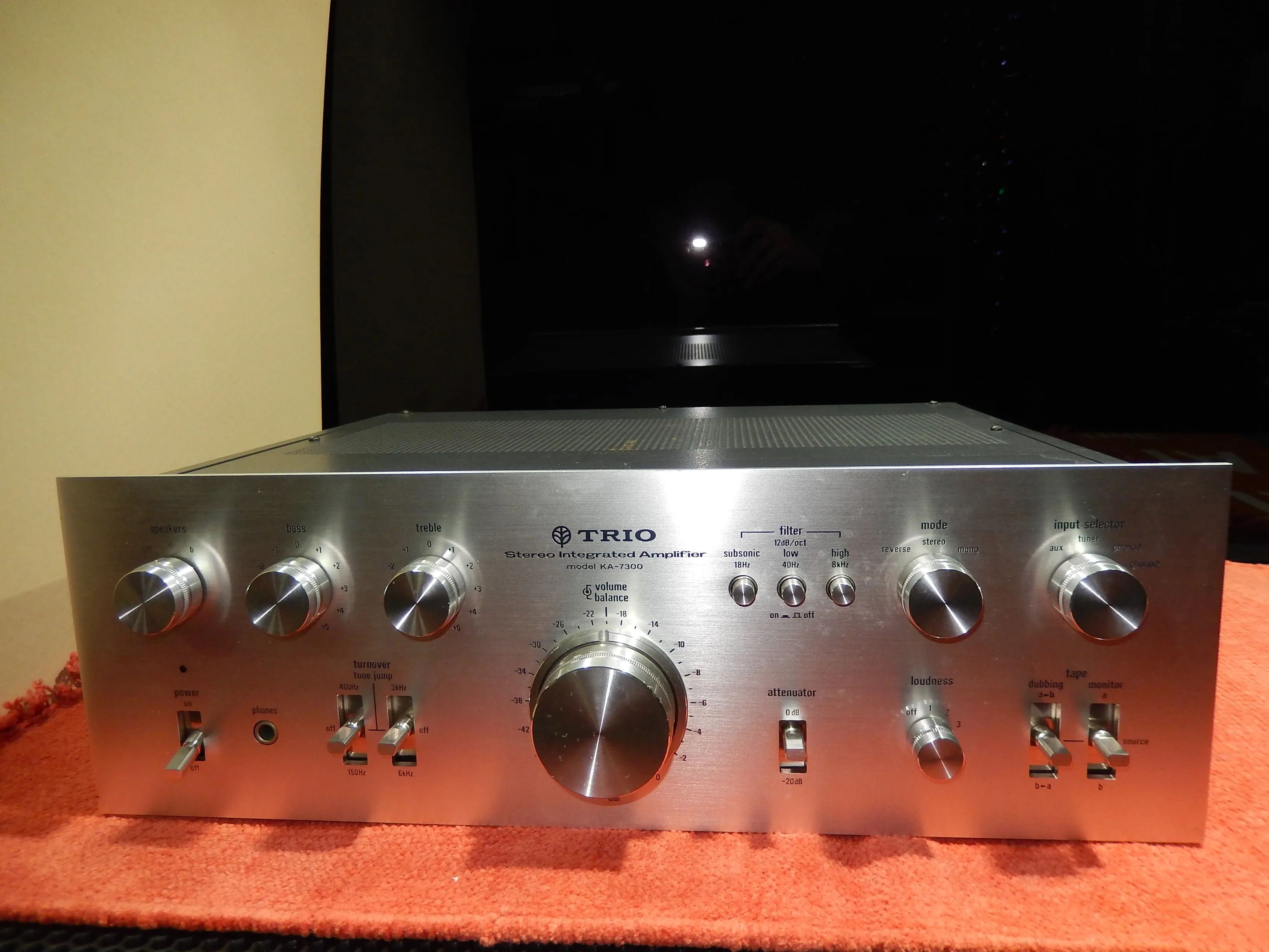Trio Kenwood Ka-7300 Amplifier Integrated Production Japan Used