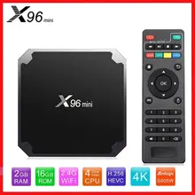 

2021Hot sale iptv android tv box X96 mini Android 9.0 tv box 1G 8G 2G 16G media player x96 Amlogic S905W smart ip tv set top box