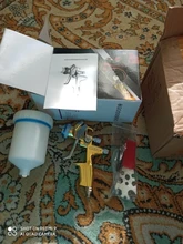 4000G pistola de spray LVMP/1,3/1,7mm Pintura de coches herramienta alta atomización rociador de pintura al aire pistola airbrush 270L/M para la mayoría de compresor de aire