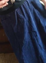 Skirts Maxi Elastic-Waist ZANZEA Elegant Corduroy Plus-Size Casual Womens Saia Robe