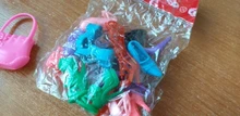 2-Handbag Dress Doll-Accessories 10-Shoes 4-Glasses Barbie-Doll 6-Necklaces Fashion Cloth