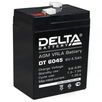 

Battery 6V - 4,5 Ah battery "Delta DT"
