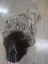 GEMMA-pelucas de cabello largo ondulado para mujeres negras, pelo sintético de parte media, para fiesta diaria, Cosplay, resistente al calor