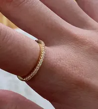 Huitan-Anillos finos minimalistas para mujer, sortija de boda brillante de circón cúbico, alta calidad, versátil, 2020