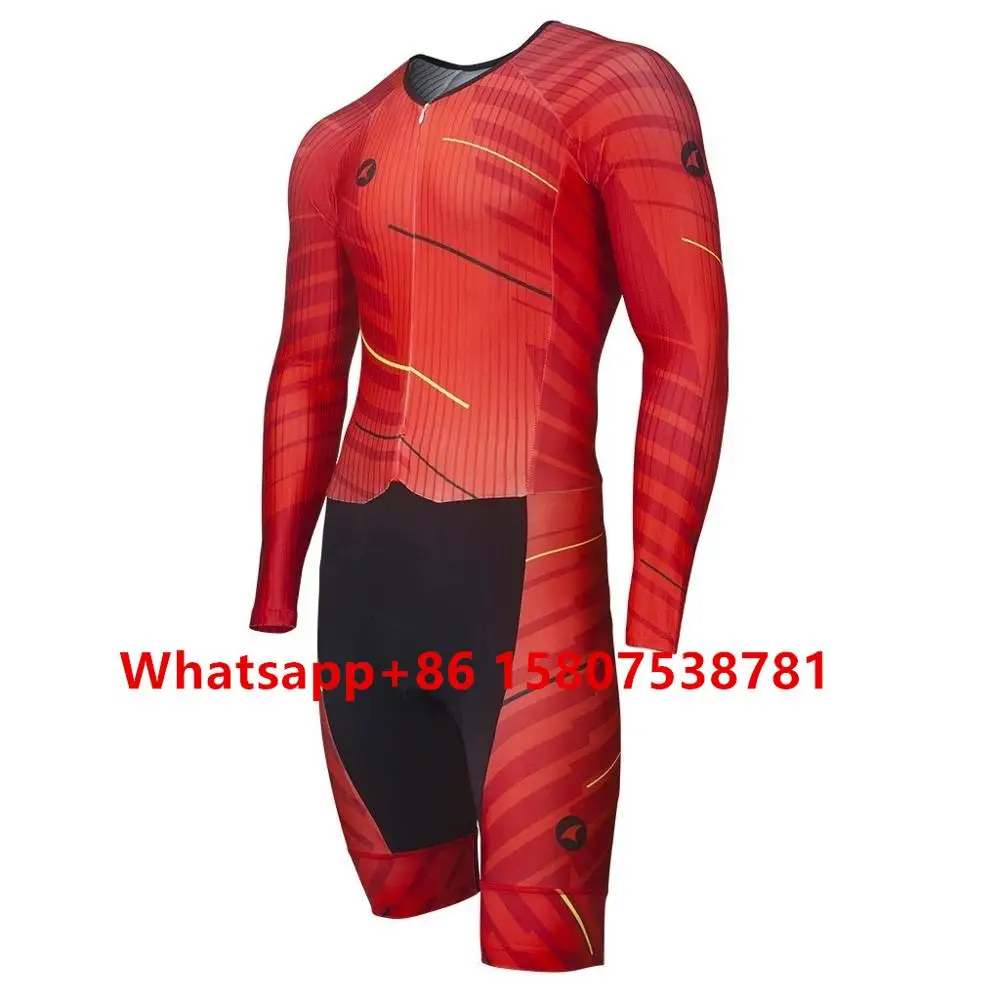 

2019 Pactimo Triathlon Suit bicycle Clothing Men Long Sleeve skinsuits Road Team Cycling Body Wear Clothing Jumpsuit Trisuit