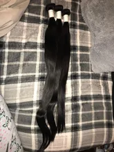 Recto mechones hueso recto 100% extensiones de cabello humano mechones 28 30 cabello virgen pulgadas 3 4 mechones brasileño tejer extensiones de cabello humano