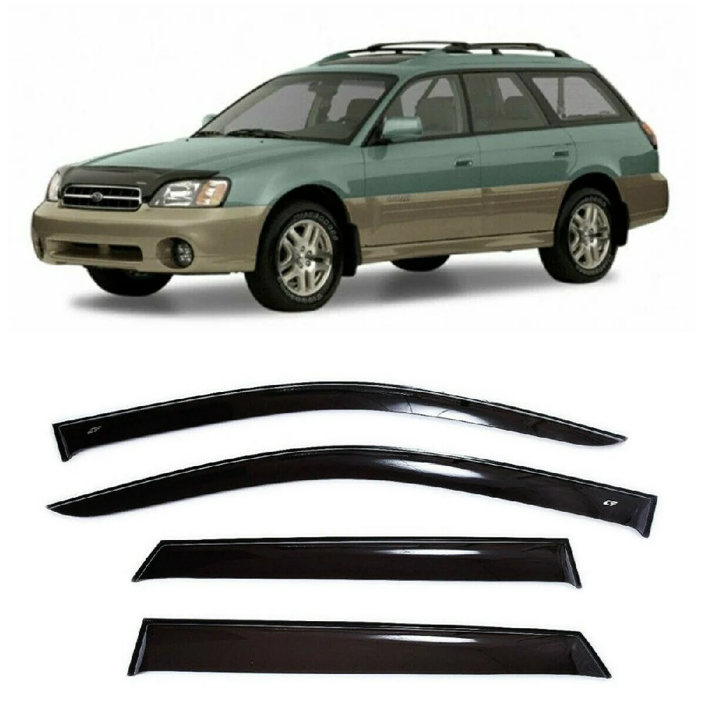 Дефлекторы окон Cobra Tuning S41598 на авто Subaru Outback III Wagon 5d 1998-2003 4 шт./комп. ветровики от