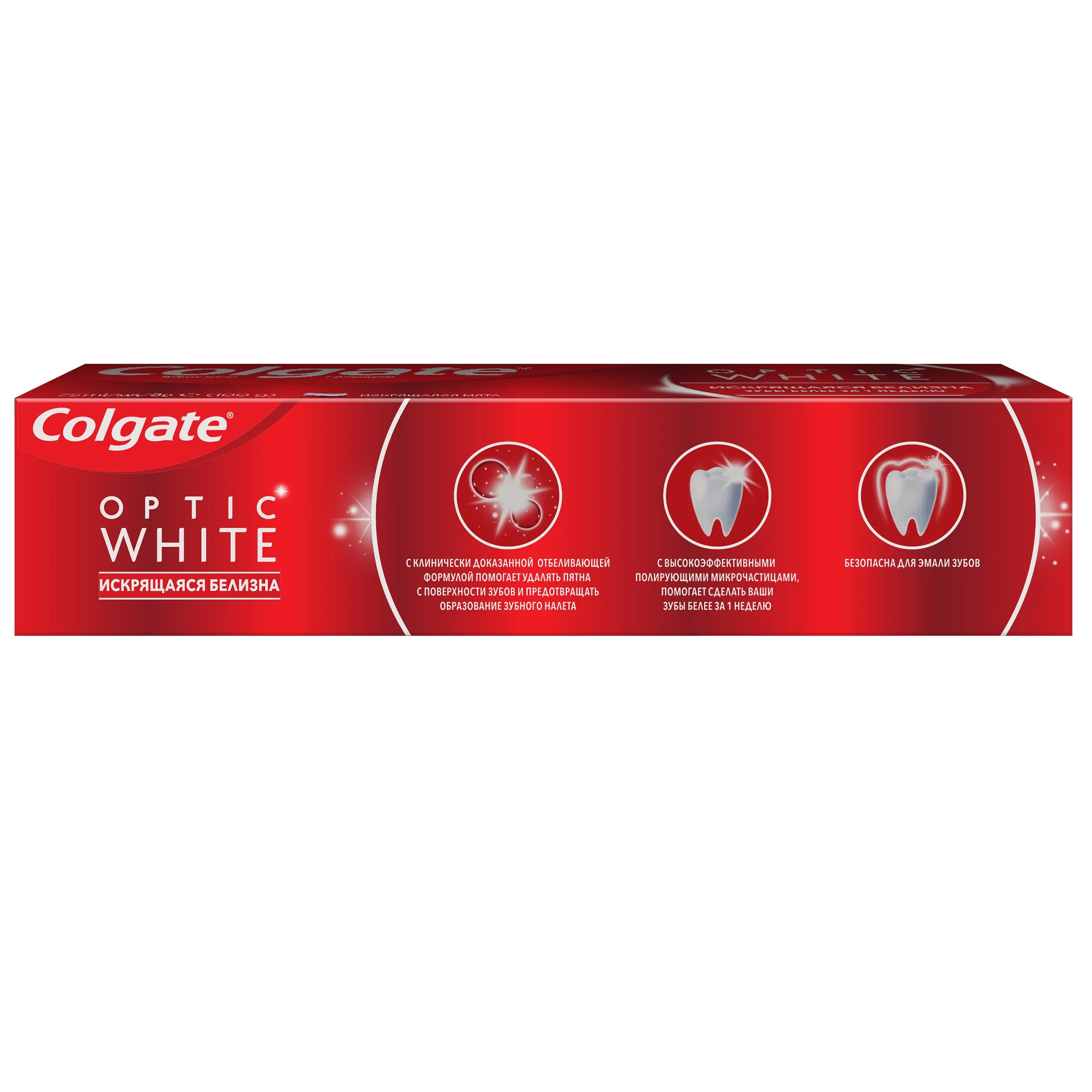 COLGATE Зубная паста OPTIC WHITE 75мл