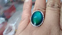 Vintage anillo ajustable hombres mujeres emoción sentimiento cambio de Color según estado de ánimo temperatura par anillo de la joyería