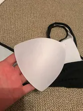 Womens Swimsuits Swimwear Bikini-Set Ribbed Push-Up Black INGAGA High-Waist Biquini