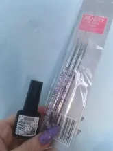 3 unids/set de línea de arte pintura bolígrafo Slim 3D acrílico consejos pinceles para Gel UV dibujo línea colorido diseño de malla herramientas de manicura de uñas