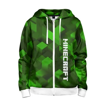 

Children's sweatshirt 3D with zipper Minecraft 2019